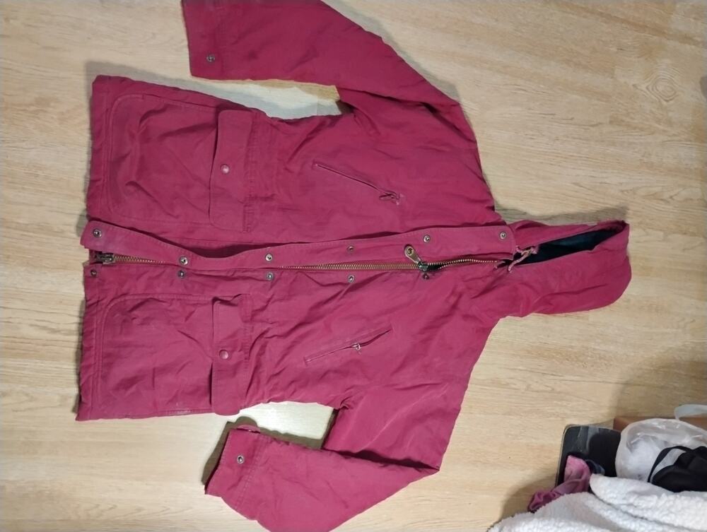 Vintage L.L.Bean Wool Lined Hooded Parka Made In USA Jacket Coat Women’s M